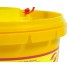 Емкость-контейнер одноразовая (желтого цвета) (для сбора острого инструментария класса Б), 2,0 л.